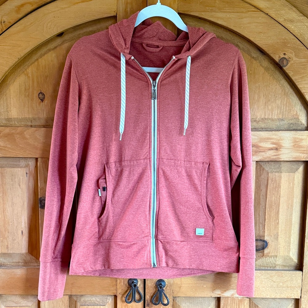 Vuori Women’s Terracotta Halo Full Zip Hoodie Medium